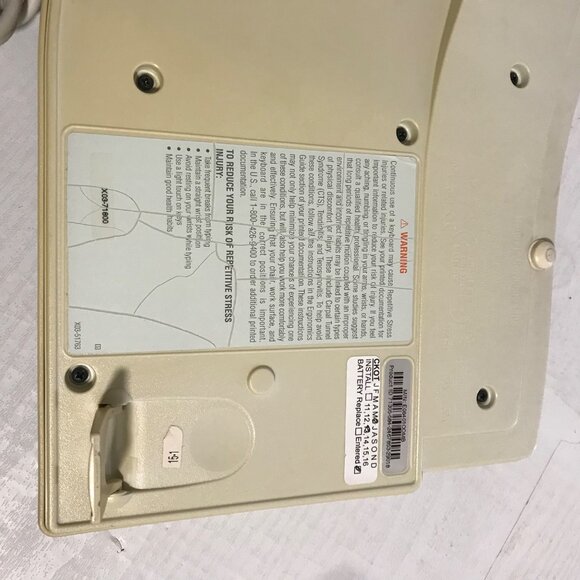 Microsoft Natural Keyboard Elite X03-51764 Ergonomic Wired Keyboard PS/2 Vintage - Picture 3 of 9